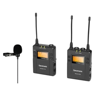 Saramonic Kit 1 Advanced Wireless UHF Lavalier System w/ Dual Receiver, Li-Ion Power, Hard Case & More